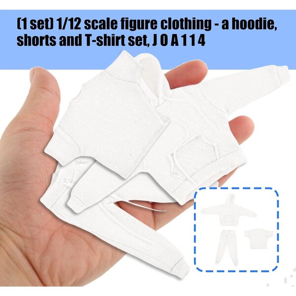 Bekleidungsset für 1/12 Soldat – Sweatshirt, T-Shirt und Jogginghose