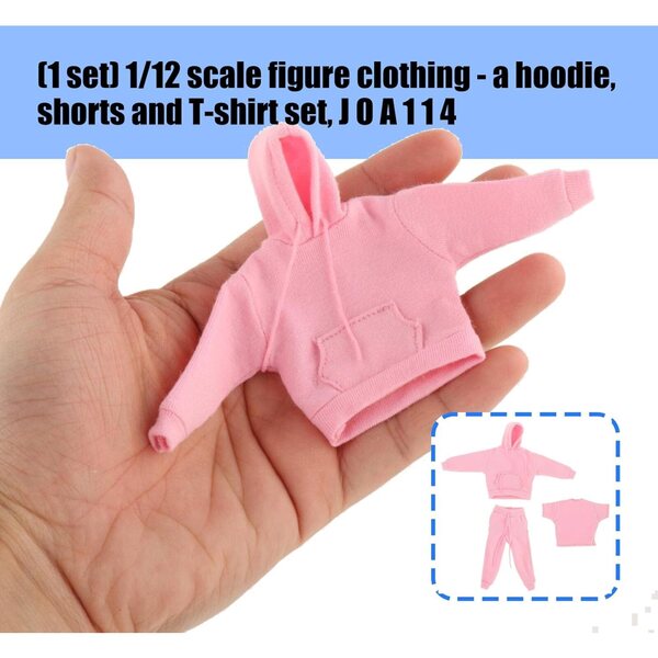 Bekleidungsset für 1/12 Soldat – Sweatshirt, T-Shirt und Jogginghose