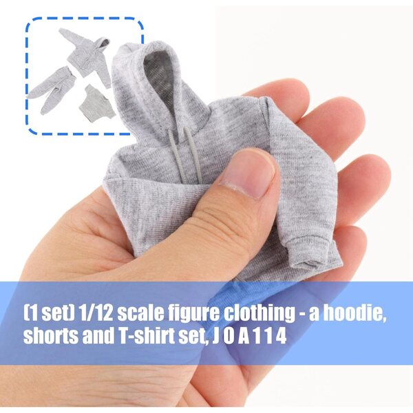 Bekleidungsset für 1/12 Soldat – Sweatshirt, T-Shirt und Jogginghose