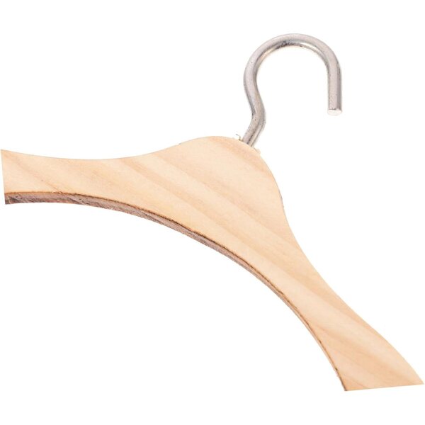 10 Holzbügel für BJD-Puppen – praktische und widerstandsfähige Mini-Kleiderbügel