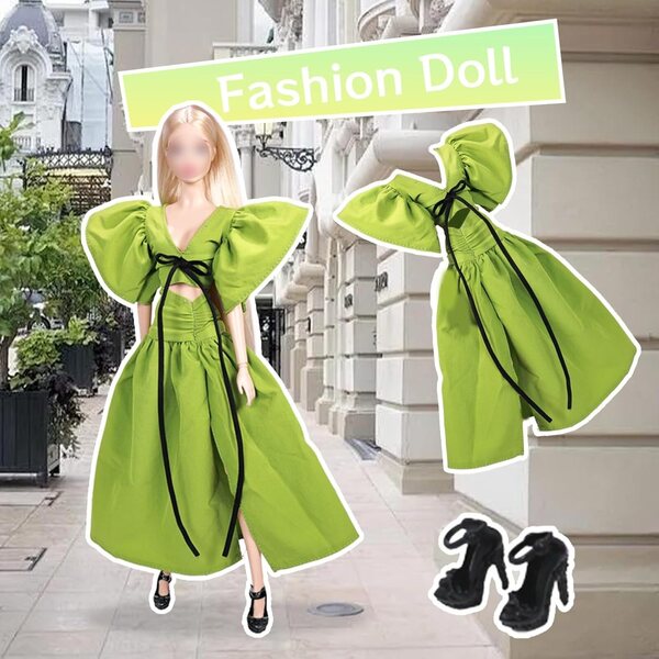 Set mit 26 Kleidungsstücken und Accessoires für 29-cm-Puppen mit Kleidung, Schuhen und Modetaschen für Mädchen