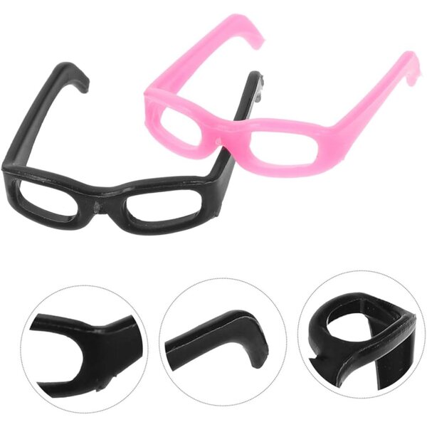 ORFOFE 30 Mini Occhiali da Sole Colorati in Plastica per Bambolotti e Decorazioni