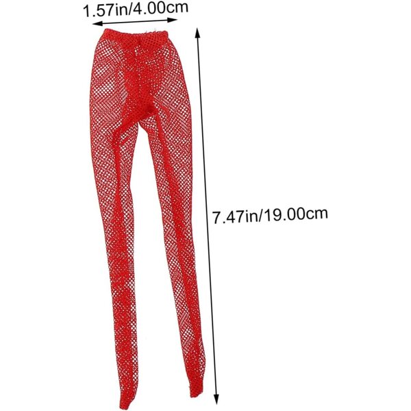 BESPORTBLE 5 Calzini in Pizzo per Bambole Piccole Accessori per Gioco e Cosplay