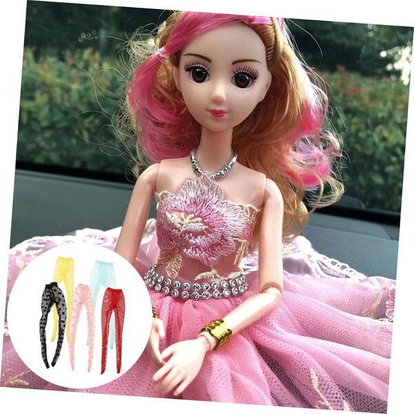 BESPORTBLE 5 Calzini in Pizzo per Bambole Piccole Accessori per Gioco e Cosplay