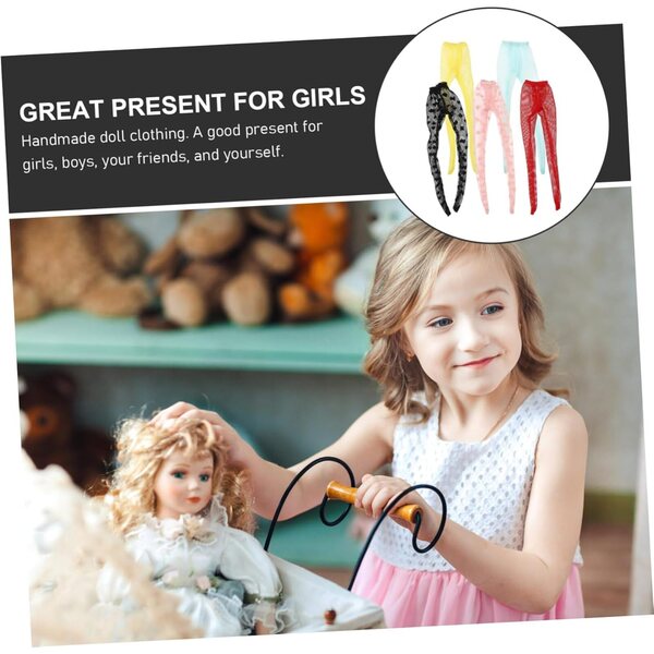 BESPORTBLE 5 Calzini in Pizzo per Bambole Piccole Accessori per Gioco e Cosplay
