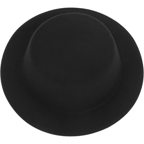 Mini cappello nero in cotone per decorazioni DIY e accessori per feste