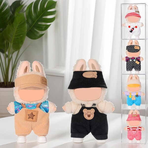 Set mit 6 modischen Kleidungsstücken für 17-cm-Puppen mit Accessoires, perfekter Passform und handgefertigten Details