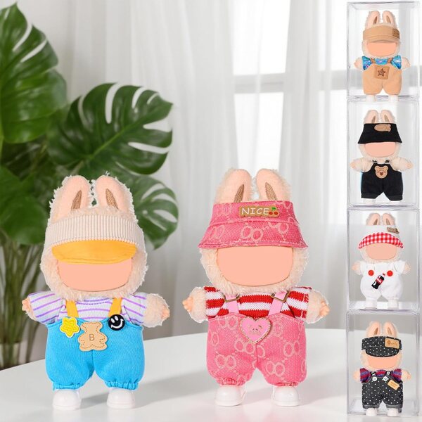 Set mit 6 modischen Kleidungsstücken für 17-cm-Puppen mit Accessoires, perfekter Passform und handgefertigten Details