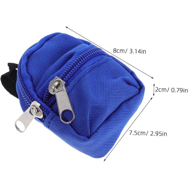 10 Mini Zainetti Scolastici con Cerniera per Bambini - Leggeri, Resistenti e Colorati