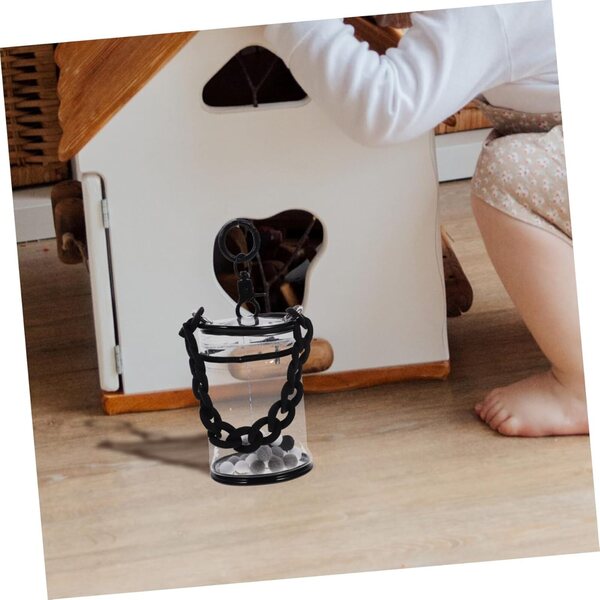 BESPORTBLE Borsa Trasparente Mini in PVC per Esporre e Proteggere Piccole Figure e Giocattoli