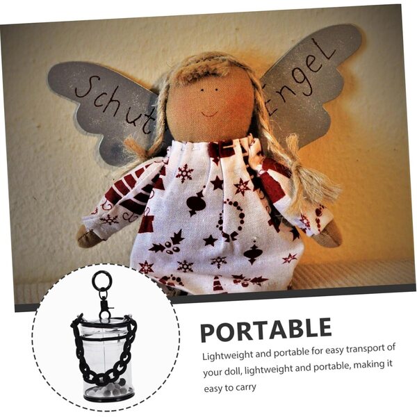 BESPORTBLE Borsa Trasparente Mini in PVC per Esporre e Proteggere Piccole Figure e Giocattoli