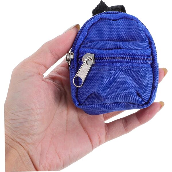 Hemobllo 10 Mini Zaini con Cerniera per Giochi di Ruolo e Accessori Bambine