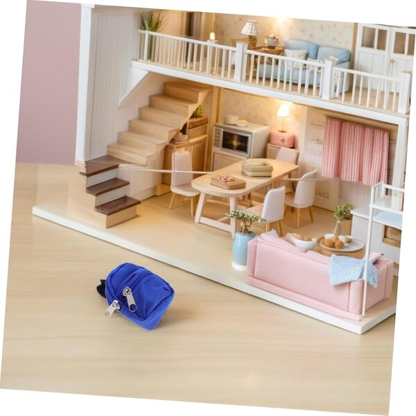 PartyKindom Zaini Miniatura 10pz con Cerniera per Bambole e Giochi di Finzione