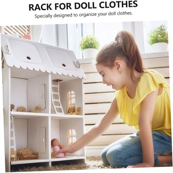 50 Mini Grucce in Plastica Resistenti per Appendere e Organizzare Vestiti Bambini
