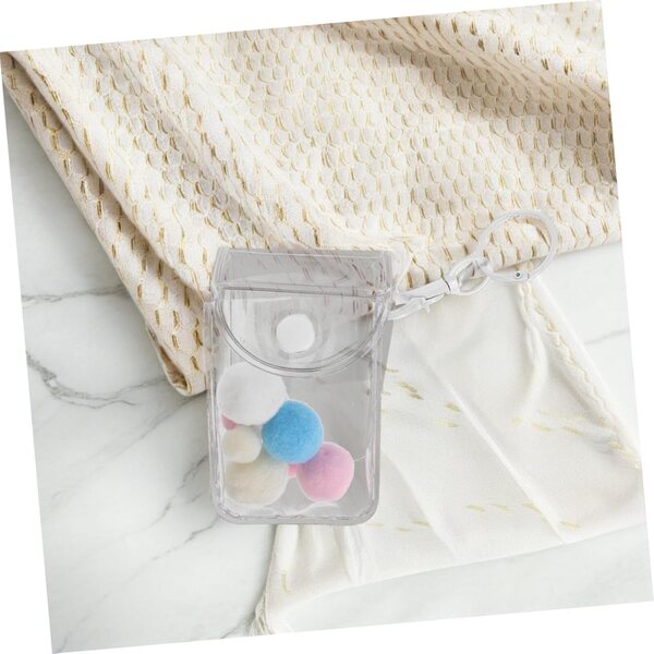 Set 3 Borse Trasparenti in PVC per Bambole e Giocattoli - Custodia Portatile e Protettiva