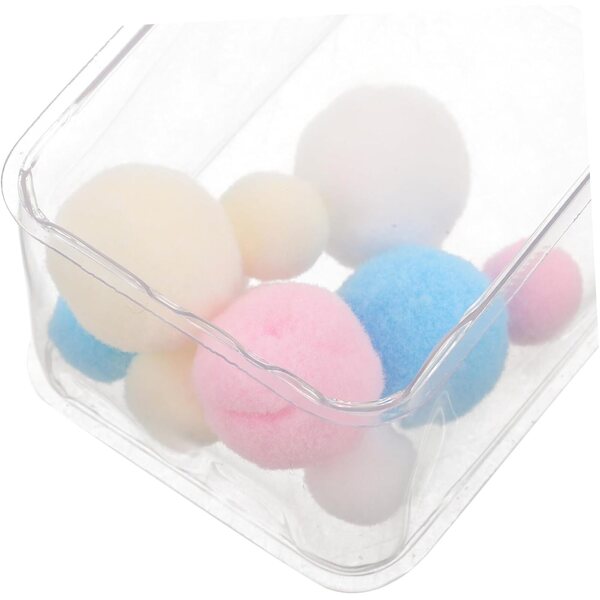 Gatuida Custodia Trasparente 3pz per Bambole e Figure da Collezione PVC 9x6x4cm