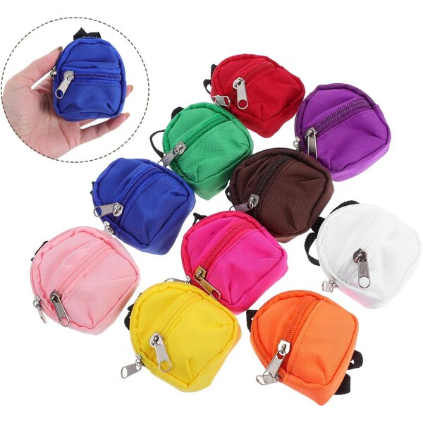 BESPORTBLE Mini Zaino 10 pezzi per Bambine – Accessori Gioco e Finzione Creativa