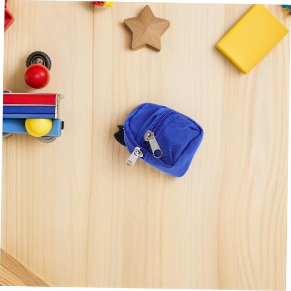 ERINGOGO Mini Zaino per Bambole 10pezzi con Cerniera e Libri Materiale Scolastico in Miniatura