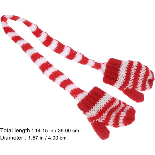 Set Abbigliamento Invernale per Bambole Mini con Sciarpa, Guanti, Berretto e Calzini