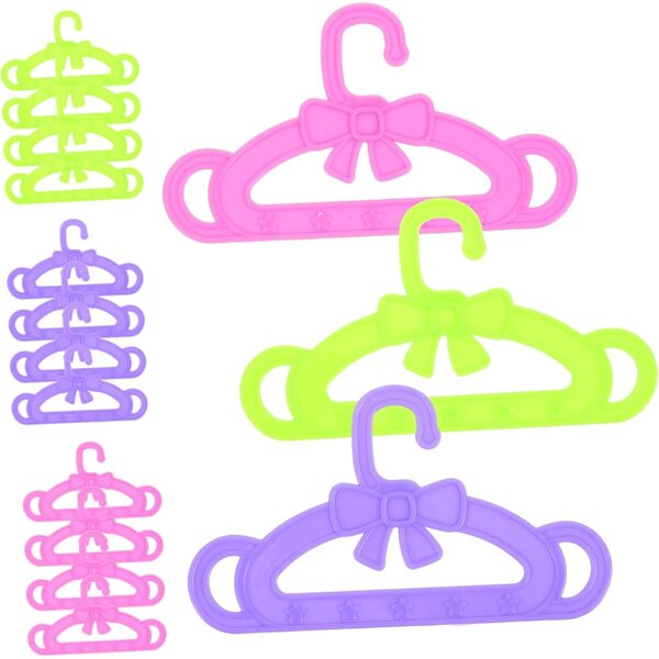LABRIMP 15 Mini Gruccie Colorate per Bambine in Plastica Rosa Verde Viola