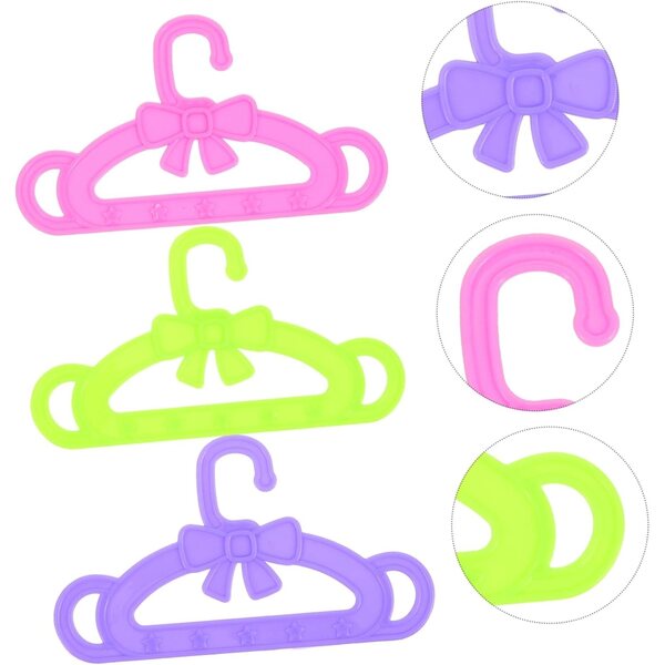 LABRIMP 15 Mini Gruccie Colorate per Bambine in Plastica Rosa Verde Viola