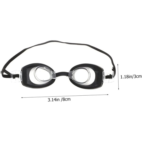 5 Mini Occhiali da Sole Neri per Accessori BJD, Cosplay e Progetti Creativi