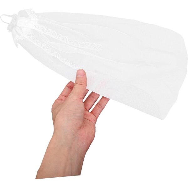 Orfofe Copricapo da Sposa per Bambole in Tulle - Accessorio Leggero Multiuso Elegante
