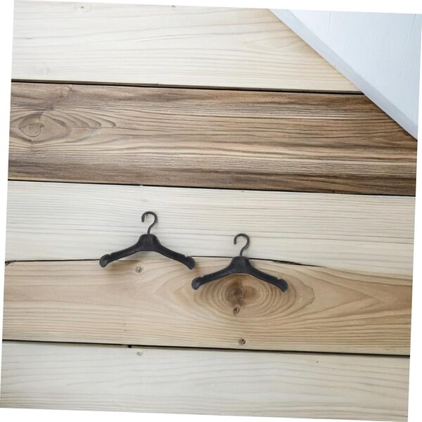 YARNOW 150 Grucce in Plastica Miniature per Casa delle Bambole Nero 5,5x3cm