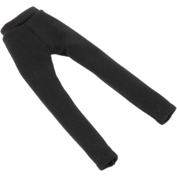 1/12 Miniatur-Kleidungsset, schwarze Weste und Hose für weibliche Puppen