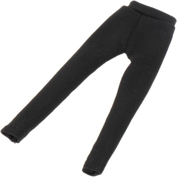 1/12 Miniatur-Kleidungsset, schwarze Weste und Hose für weibliche Puppen