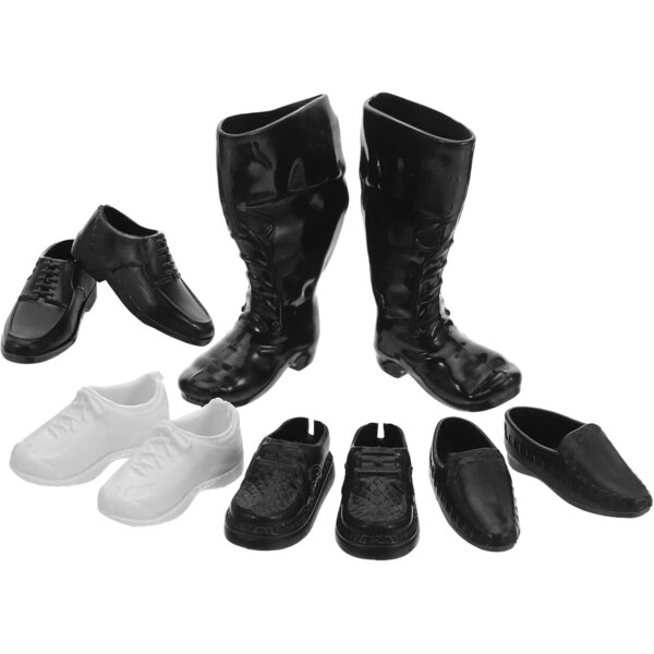 ERINGOGO 25 Paia Scarpe Miniature Uomo in Plastica per Travestimenti e Collezioni