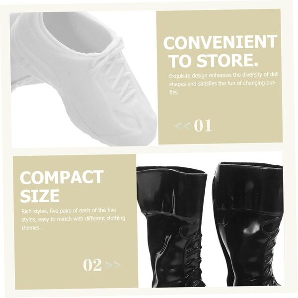 ERINGOGO 25 Paia Scarpe Miniature Uomo in Plastica per Travestimenti e Collezioni