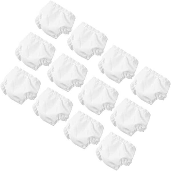 BESTonZON 20 Mutandine Copripannolino Lavabili e Riutilizzabili per Biancheria Intima Doll Clothes
