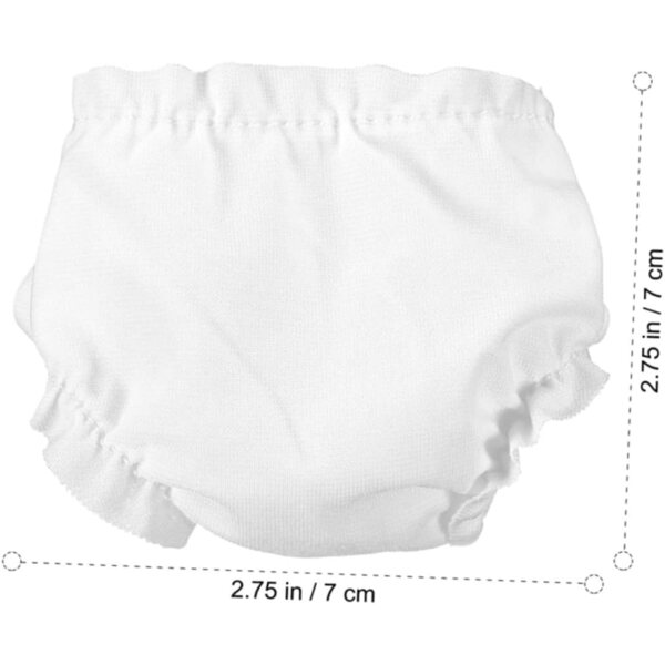 BESTonZON 20 Mutandine Copripannolino Lavabili e Riutilizzabili per Biancheria Intima Doll Clothes