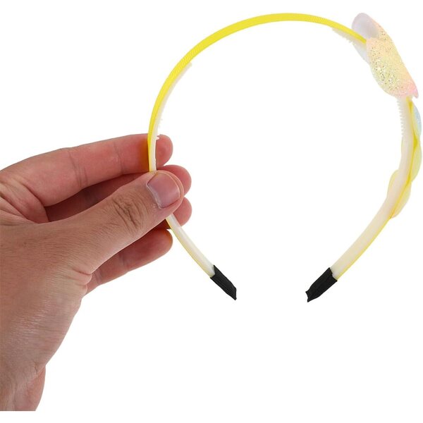 IMIKEYA 6 Cerchietti Cuore Paillettes Colorate per Bambine - Morbidi e Confortevoli