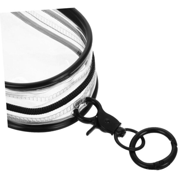 BESPORTBLE Borsa Trasparente con Portachiavi per Mini Figure - 4 Pezzi Versatili e Protettivi
