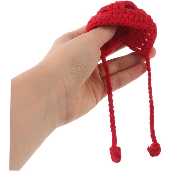 ERINGOGO 6 Cappellini Miniatura Lavorati a Maglia per Bambole, Decorazioni e Accessori