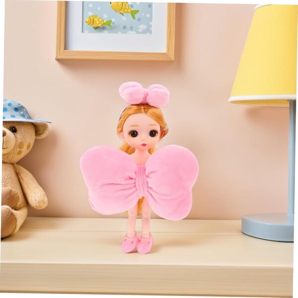 Beaupretty 2sets Fiocchi per Bambole Copricapo e Fiocco Morbido per Giochi di Vestizione