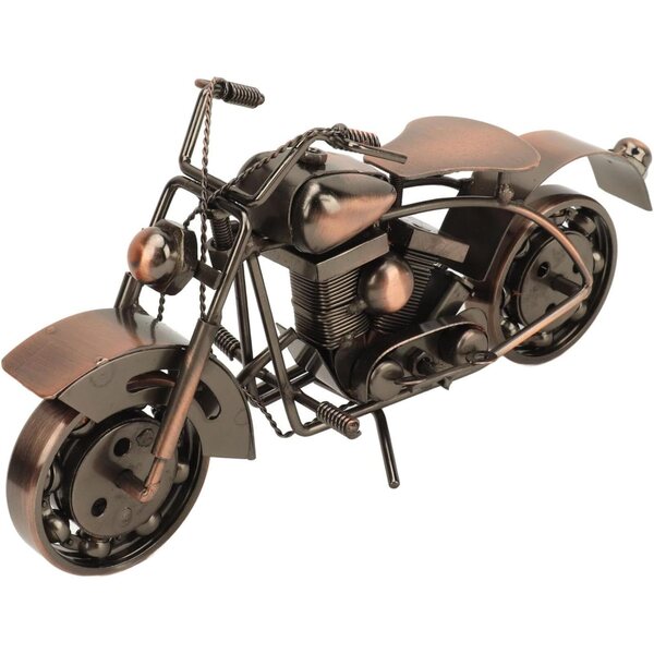 Vintage-Eisen-Motorradmodell mit handgefertigter Retro-Dekoration, 26 x 13 x 7 cm, Ghzste