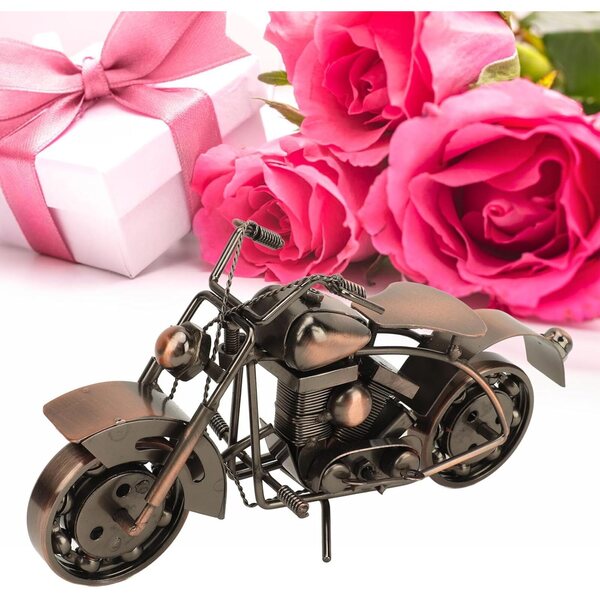 Vintage-Eisen-Motorradmodell mit handgefertigter Retro-Dekoration, 26 x 13 x 7 cm, Ghzste