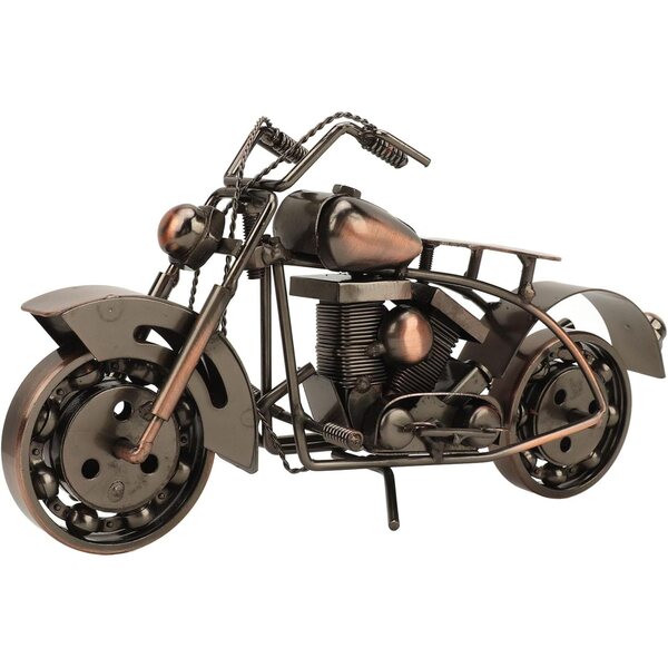 Vintage-Eisen-Motorradmodell mit handgefertigter Retro-Dekoration, 26 x 13 x 7 cm, Ghzste
