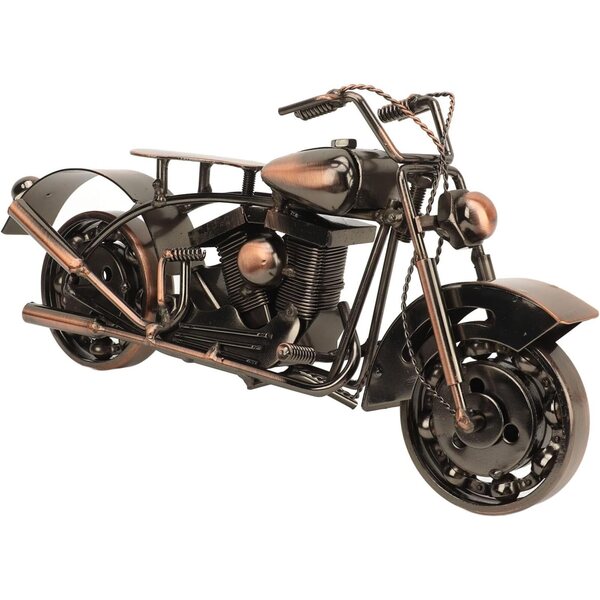 Vintage-Eisen-Motorradmodell mit handgefertigter Retro-Dekoration, 26 x 13 x 7 cm, Ghzste