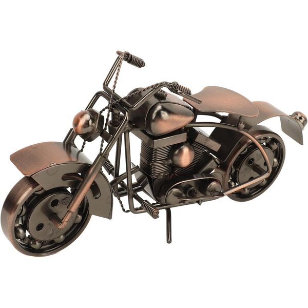 Vintage-Eisen-Motorradmodell mit handgefertigter Retro-Dekoration, 26 x 13 x 7 cm, Ghzste