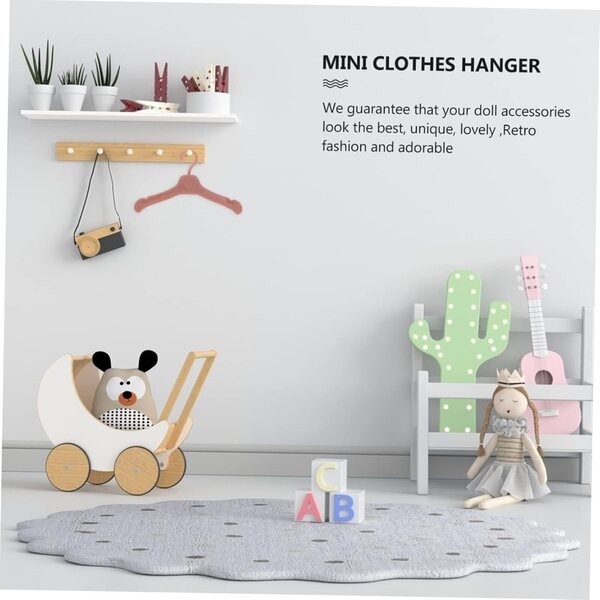 iplusmile Appendini per Bambole in Plastica Leggeri e Resistenti - Set 50 Pezzi