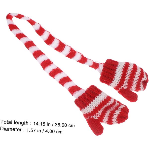 Set Abbigliamento Invernale Miniatura Toyvian per Bambole: Cappello, Guanti e Calzini