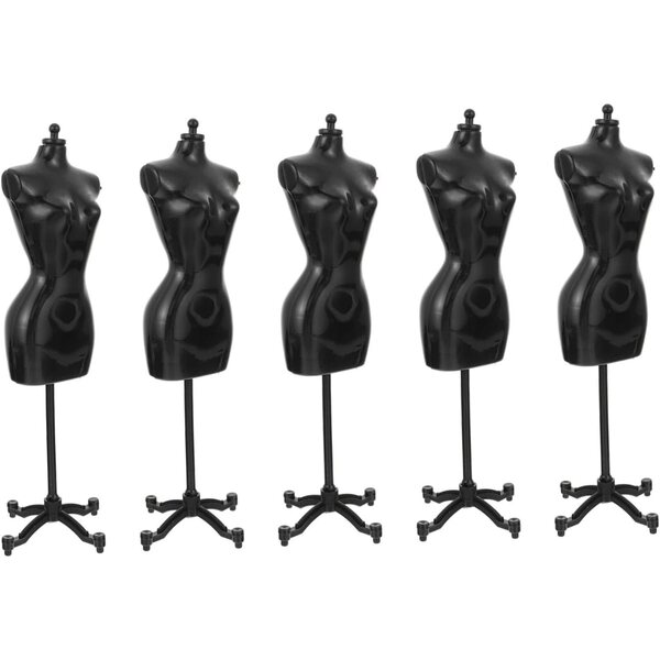 Beaupretty 5 pezzi Supporto per Manichino Miniatura Resistente ed Elegante per Espositori