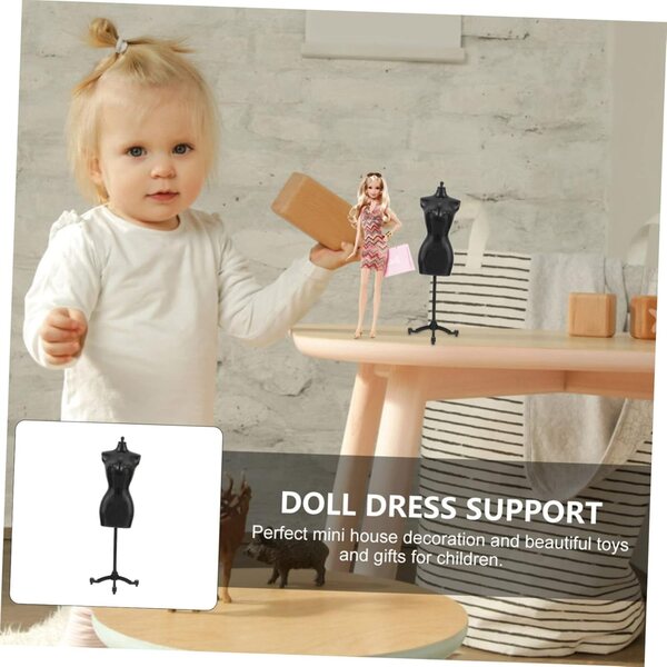 Beaupretty 5 pezzi Supporto per Manichino Miniatura Resistente ed Elegante per Espositori