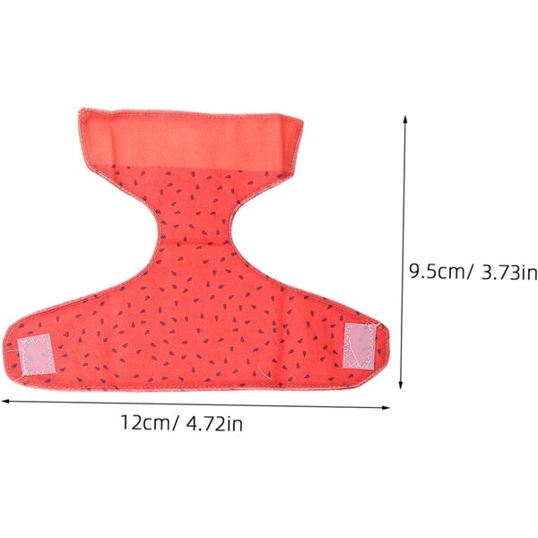 BESPORTBLE Set 4 Pannolini Lavabili e Riutilizzabili per Bambole con Stampa Colorata