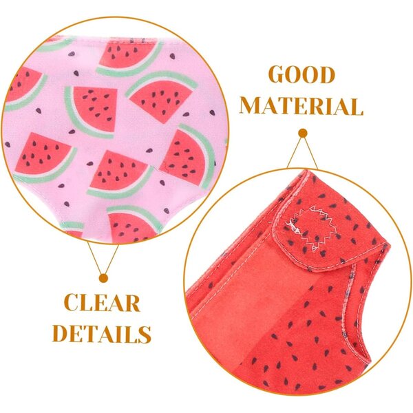 BESPORTBLE Set 4 Pannolini Lavabili e Riutilizzabili per Bambole con Stampa Colorata