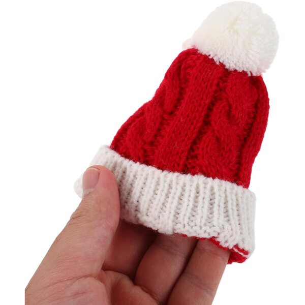 SOLUSTRE Set Abbigliamento Natalizio per Bambole: Maglione, Sciarpa e Cappello in Lana